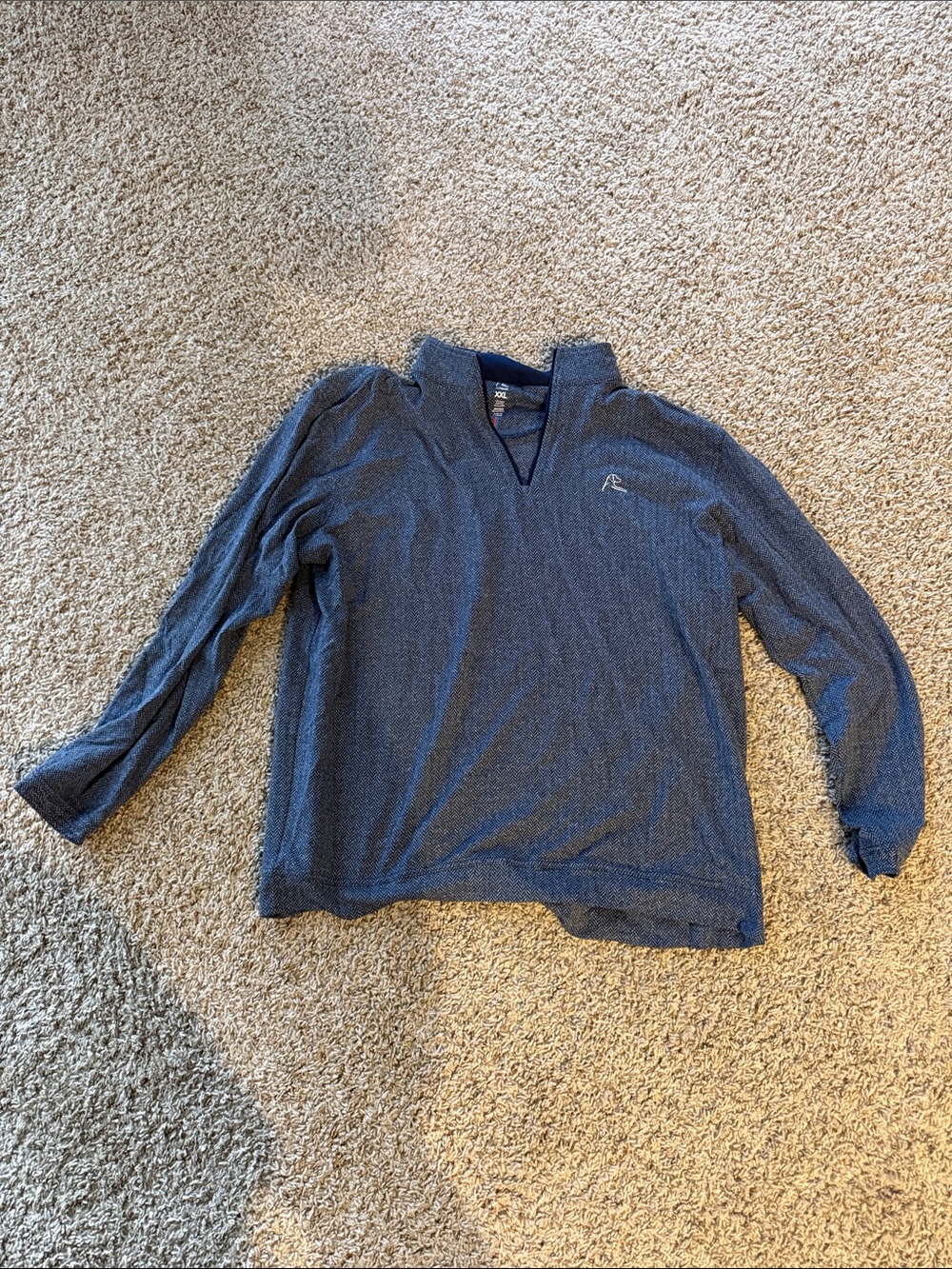 Men’s Rhoback Blue Quarter-Zip Pullover